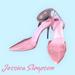 Jessica Simpson Shoes | Jessica Simpson Pirrie Pink Translucent Women’s 4.5 Inch Stilleto Heels Pump 8.5 | Color: Pink | Size: 8.5