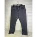 Levi's Jeans | Levi's 501 Skinny Jeans Gray Black Button Fly High Rise Denim Womens 33 X 28 | Color: Black/Gray | Size: 33