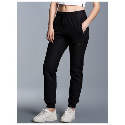 Sweathose TRIGEMA "TRIGEMA Sweathose", Damen, Gr. XXL, US-Größen, schwarz, 70% Baumwolle, 30% Polyester, sportlich, Hosen Image