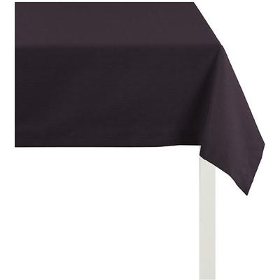Tischdecke APELT "4362 Rips - UNI" Gr. 1, schwarz, Ø:170cm, Polyester, Baumwolle, Tischdecken, UNI-BASIC Image