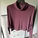 American Eagle Outfitters Tops | Long Sleeve Blouse, Short Torso (Almost Like A Crop Top), American Eagle, M | Color: Red | Size: M