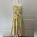 Lilly Pulitzer Dresses | Lilly Pulitzer Sweetheart Halter Pink Yellow Summer Dress 6 Recent Vintage | Color: Pink/Yellow | Size: 6