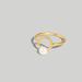 Madewell Jewelry | Madewell Freshwater Pearl Statement Ring | Color: Gold/White | Size: Various