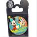 Disney Jewelry | Disney Parks Mickey Mouse Happy Birthday Spinner Pin On Pin Enamel 2006 Nip | Color: Blue/Green | Size: Os
