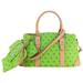 Dooney & Bourke Bags | Dooney & Bourke Lime Green Logo Zip Satchel W Wristlet, Glasses, Id Cases - Nwot | Color: Green/Tan | Size: Os