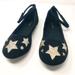 American Eagle Outfitters Shoes | American Eagle, Star Flats | Color: Black/Silver | Size: 5