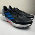 Adidas Shoes | Adidas Terrex Agravic Ultra Boost Trail Hiking Blue Black White Shoes H03179 New | Color: Black/Blue | Size: Various