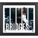 Mikal Bridges Brooklyn Nets Framed 15" x 17" Player Collage