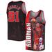 Men's Mitchell & Ness Dennis Rodman Red Chicago Bulls 1995-96 Hardwood Classics Player Burst Tank Top