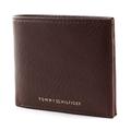Tommy Hilfiger Men TH Premium Leather Mini CC Wallet Small, Brown (Dark Chestnut), One Size