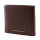 Tommy Hilfiger Men TH Premium Leather Mini CC Wallet Small, Brown (Dark Chestnut), One Size
