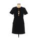 Kendall & Kylie Cocktail Dress: Black Dresses - Women's Size Small