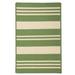 Colonial Mills Bayou Handcrafted Braided Rug in Brown/Green/White | 9 W x 6 D in | Wayfair YU62R072X108S