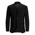 Jack & Jones Junior Boys Solar Suit Blazer - Black, Black, Size Age: 10 Years