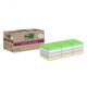 Post-it Super Sticky 100 Recycled Notes Assorted Colours 76 x 76 mm 70
