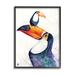 Stupell Industries Toucan Baby & Mother Perched Giclee Art By Marc Allante Wood in Blue/Brown/Orange | 30 H x 24 W x 1.5 D in | Wayfair