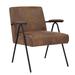 Armchair - 17 Stories 24.8 inches Wide Polyester Armchair Polyester in Brown | 31.5 H x 24.8 W x 29.5 D in | Wayfair