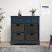 August Grove® Arhianna 2 - Drawer Accent Chest Wood in Gray/Blue | 28.01 H x 28.01 W x 11.81 D in | Wayfair C04AC42933F54952A7934086FFDA7674