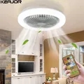 Plafonnier LED Intelligent et Silencieux avec Télécommande Ventilateur de Plafond pour Salon et