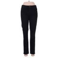 Ann Taylor LOFT Jeans - Low Rise Skinny Leg Denim: Black Bottoms - Women's Size 28 - Black Wash