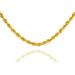 GOLD CHAINS: ROPE SOLID GOLD CHAIN 4MM : 14K 18