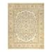 Eclectic One-of-a-Kind Hand-Knotted Area Rug - Ivory 8 2 x 10 4