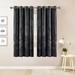 Lapalife Velvet Blackout Curtain Thermal Insulated Grommet Window Drapes Super Soft Luxury Curtains for Living Room Bedroom Dark Gray 52 x 54 1 Panel