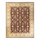 Hand-Knotted Wool Oriental Traditional Red Area Rug 12 2 x 15 2