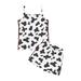 B91xZ Baby Girl Outfits Kids Girls Fashional Floral Suspender Top Printed Short Pants 2pcs Girls Outfits&Set Size 12 Months