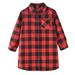 ZHAGHMIN Birthday Girl Tshirt Girls Toddler Plaid Pleated Mini Dress Button Down Plaid Flannel Shirts Long Sleeve Casual Dress Girl Long Sleeve Tunic Shirt Little Girl Little Girls Clothes Size 2T B