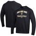 Men's Under Armour Black Army Knights Track & Field All Day Fleece Pullover Sweatshirt