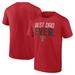 Men's Fanatics Branded Red Texas Tech Raiders Best Dad Ever T-Shirt