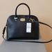 Michael Kors Bags | Michael Kors Women's Cindy Mk Large Dome Satchel Black Leather | Color: Black | Size: Os