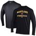 Men's Under Armour Black Maryland Terrapins Gymnastics Performance Long Sleeve T-Shirt