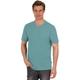 T-Shirt TRIGEMA "TRIGEMA V-Shirt DELUXE Baumwolle" Gr. XL, grün (seegras) Herren Shirts T-Shirts
