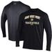 Men's Under Armour Black Army Knights Track & Field Performance Long Sleeve T-Shirt