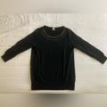 J. Crew Sweaters | Black J Crew Tippi Sweater With Beads | Color: Black | Size: M