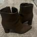 Nine West Shoes | Nine West Chocolate Brown Bootie Size 7.5 | Color: Brown | Size: 7.5