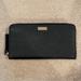 Kate Spade Bags | Kate Spade Zip-Around Wallet | Color: Black | Size: Os