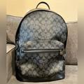 Coach Bags | Coach West Backpack In Signature Canvas | Color: Black | Size: Os