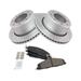 2009-2010 Dodge Ram 2500 Rear Brake Pad and Rotor Kit - TRQ