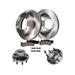 2003-2005 Dodge Ram 2500 Front Brake Pad and Rotor and Wheel Hub Kit - Detroit Axle