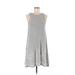 Old Navy Casual Dress - A-Line: White Stripes Dresses - Women's Size Medium