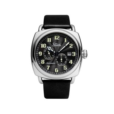 Szanto Automatic Officer Watches Black Dial Black ...