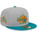 Men's New Era Gray/Teal Toronto Blue Jays 59FIFTY Fitted Hat