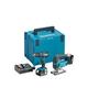 Makita 18V Lxt Combi Drill & Jigsaw 2 X 5Ah Batteries, Fast Charger & Case