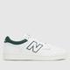 New Balance 480 trainers in white & green