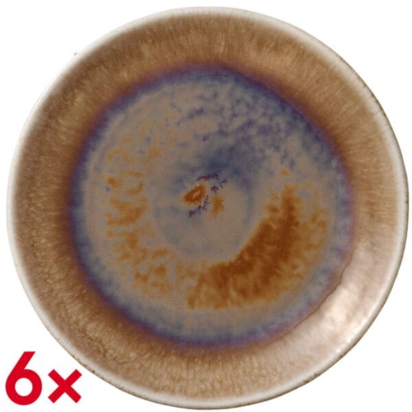 heart & soul 6er-Pack Teller »Perfect Match« flach 15 cm braun