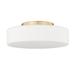 Golden Lighting Toli 12 Inch 1 Light LED Flush Mount - 3136-FM BCB-OP