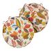 Greendale Home Fashions 18 x 18 Esprit Floral Round Outdoor Chair Pad (Set of 2)